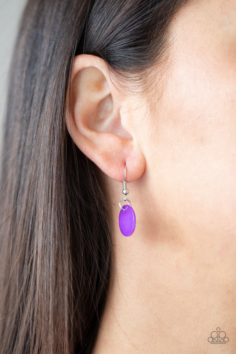 Tidal Tassels - Purple Necklace - Paparazzi Accessories