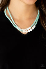 Extended STAYCATION - Blue Necklace - Paparazzi Accessories