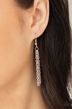Ice Age Intensity - White Necklace - Paparazzi Accessories