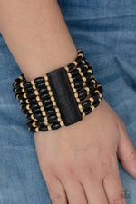 Cayman Carnival - Black Bracelet - Paparazzi Accessories