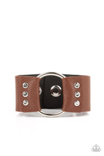 five-dollar-jewelry-moto-mayhem-brown-bracelet-paparazzi-accessories