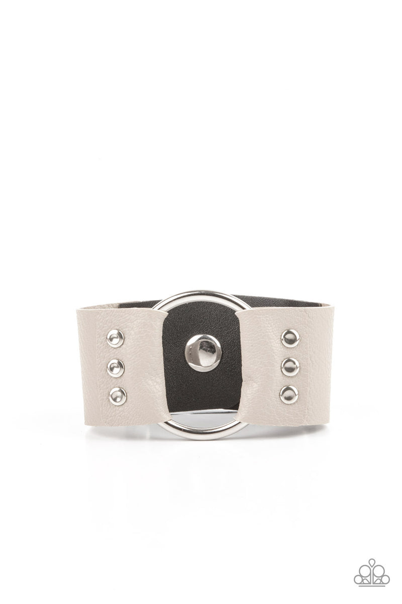 five-dollar-jewelry-moto-mayhem-silver-bracelet-paparazzi-accessories