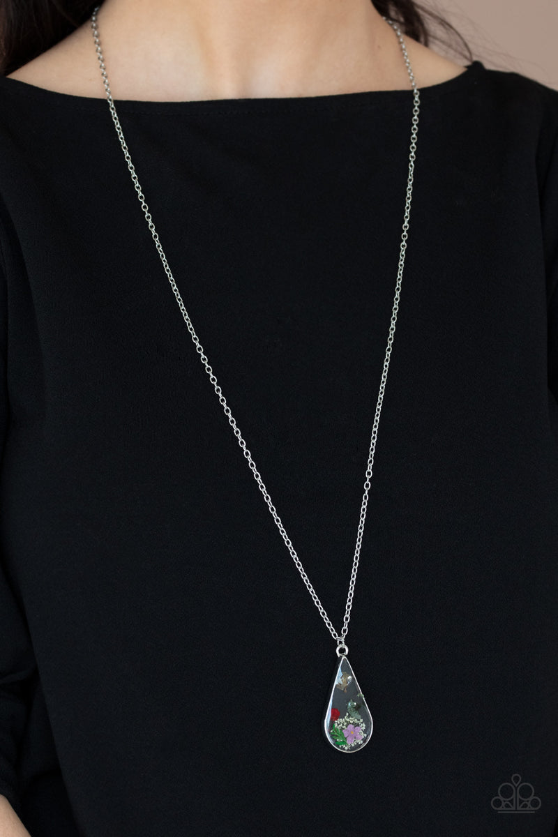 Pop Goes the Perennial - Purple Necklace - Paparazzi Accessories