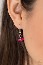 Prismatic Pebbles - Pink Necklace - Paparazzi Accessories