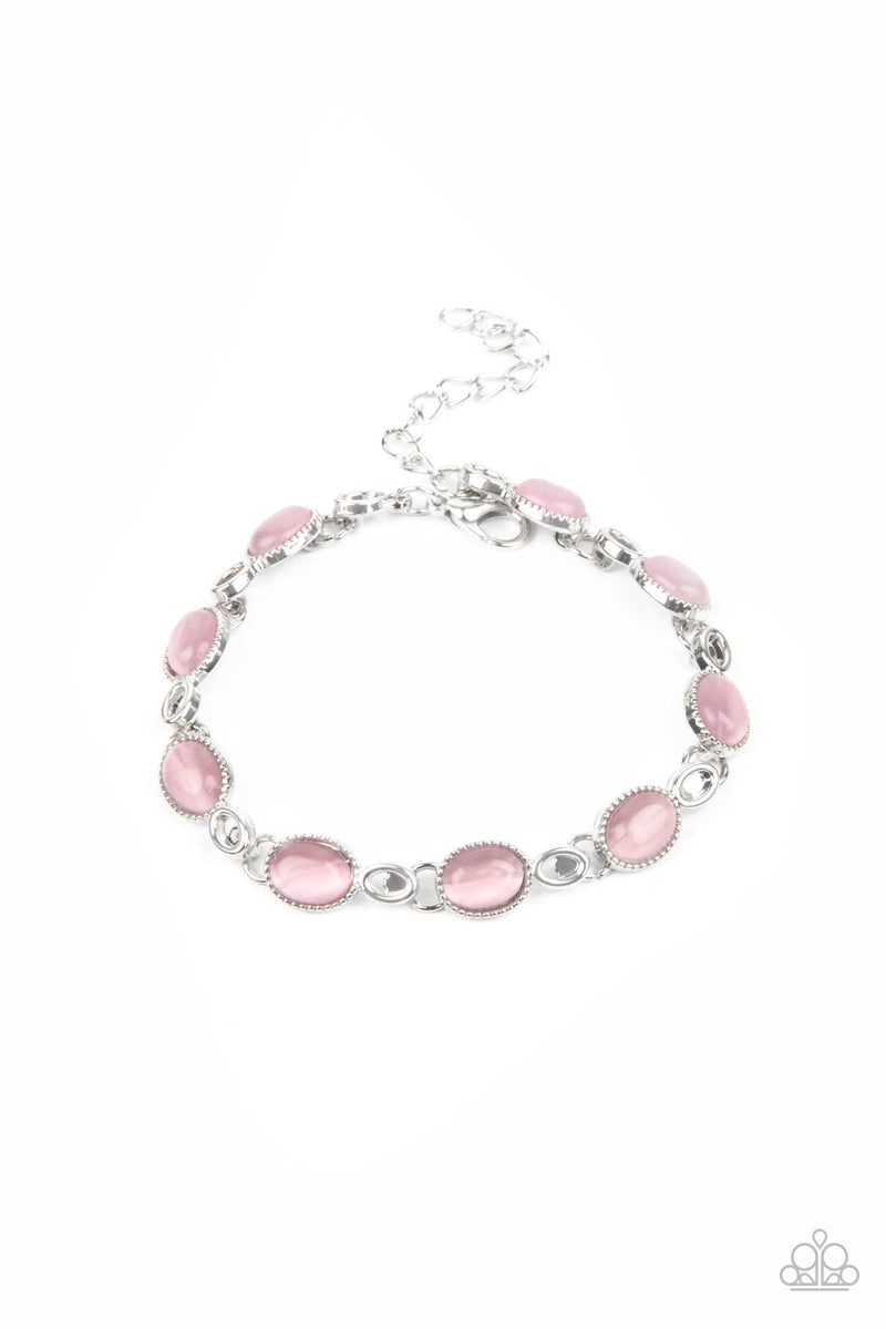 five-dollar-jewelry-blissfully-beaming-pink-bracelet-paparazzi-accessories