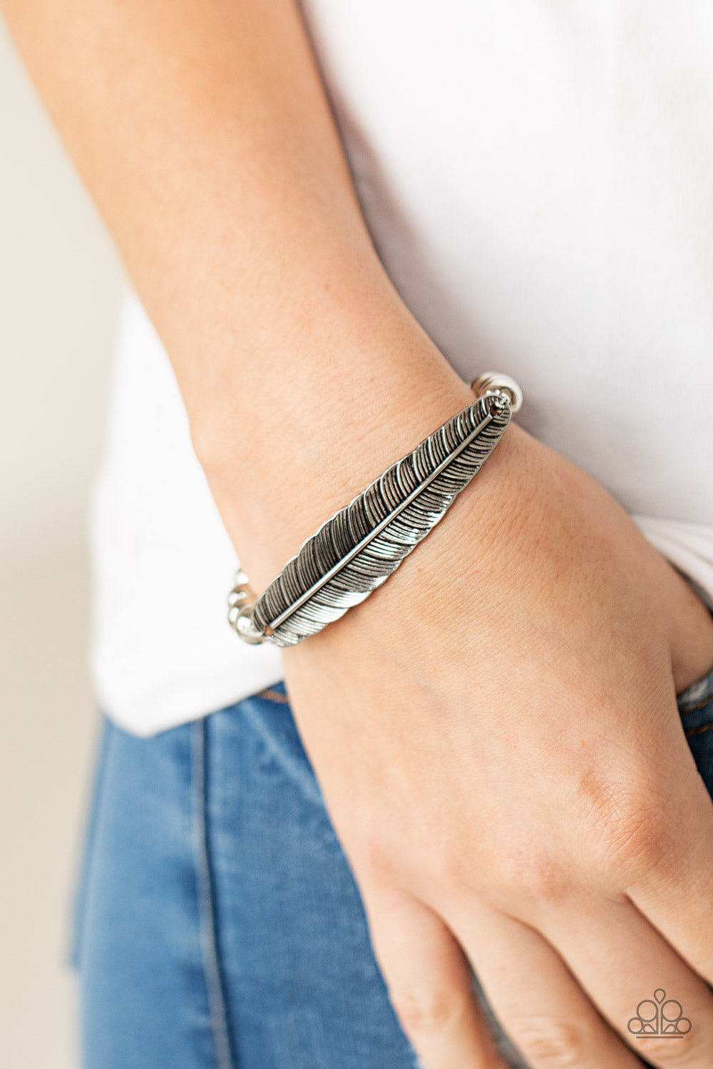 Featherlight Fashion - Silver Bracelet - Paparazzi Accessories