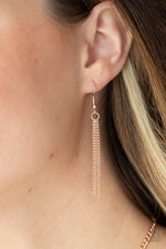 So Mod - Rose Gold Necklace - Paparazzi Accessories