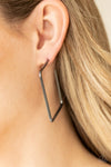 Material Girl Magic - Black Earrings - Paparazzi Accessories