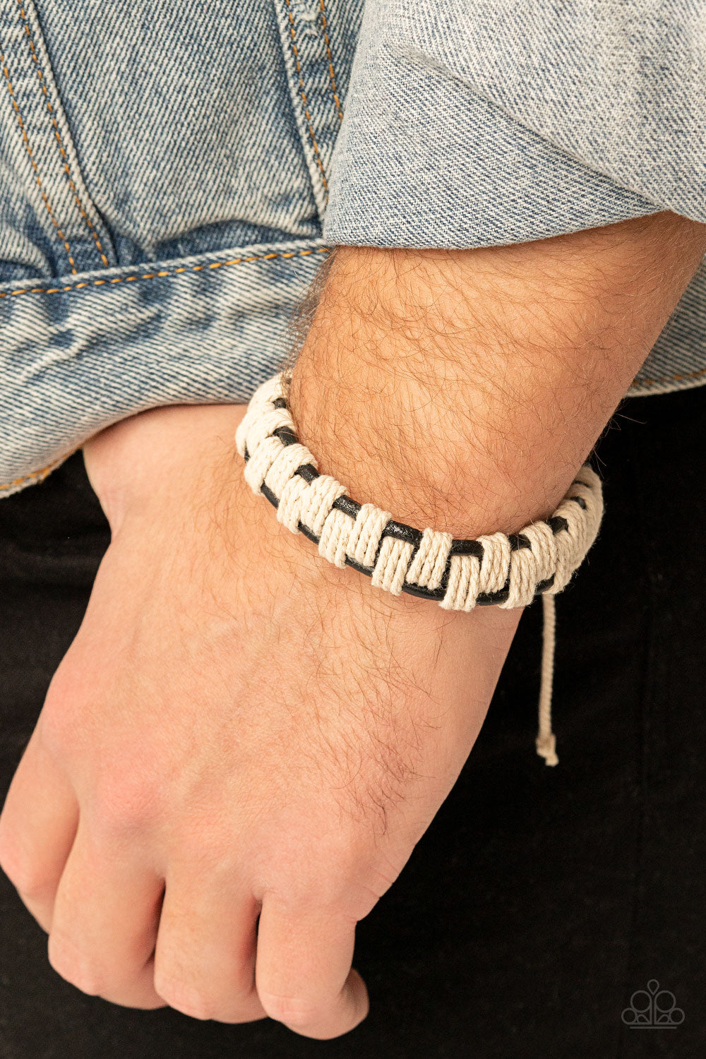 Rustic Terrain - Unisex/ Black Black Bracelet - Paparazzi Accessories
