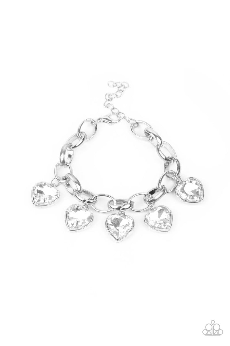 five-dollar-jewelry-candy-heart-charmer-white-bracelet-paparazzi-accessories