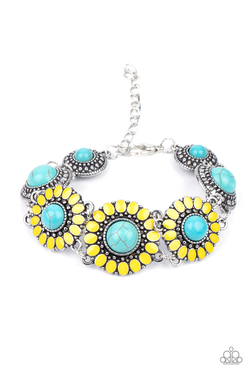 five-dollar-jewelry-bodaciously-badlands-yellow-bracelet-paparazzi-accessories