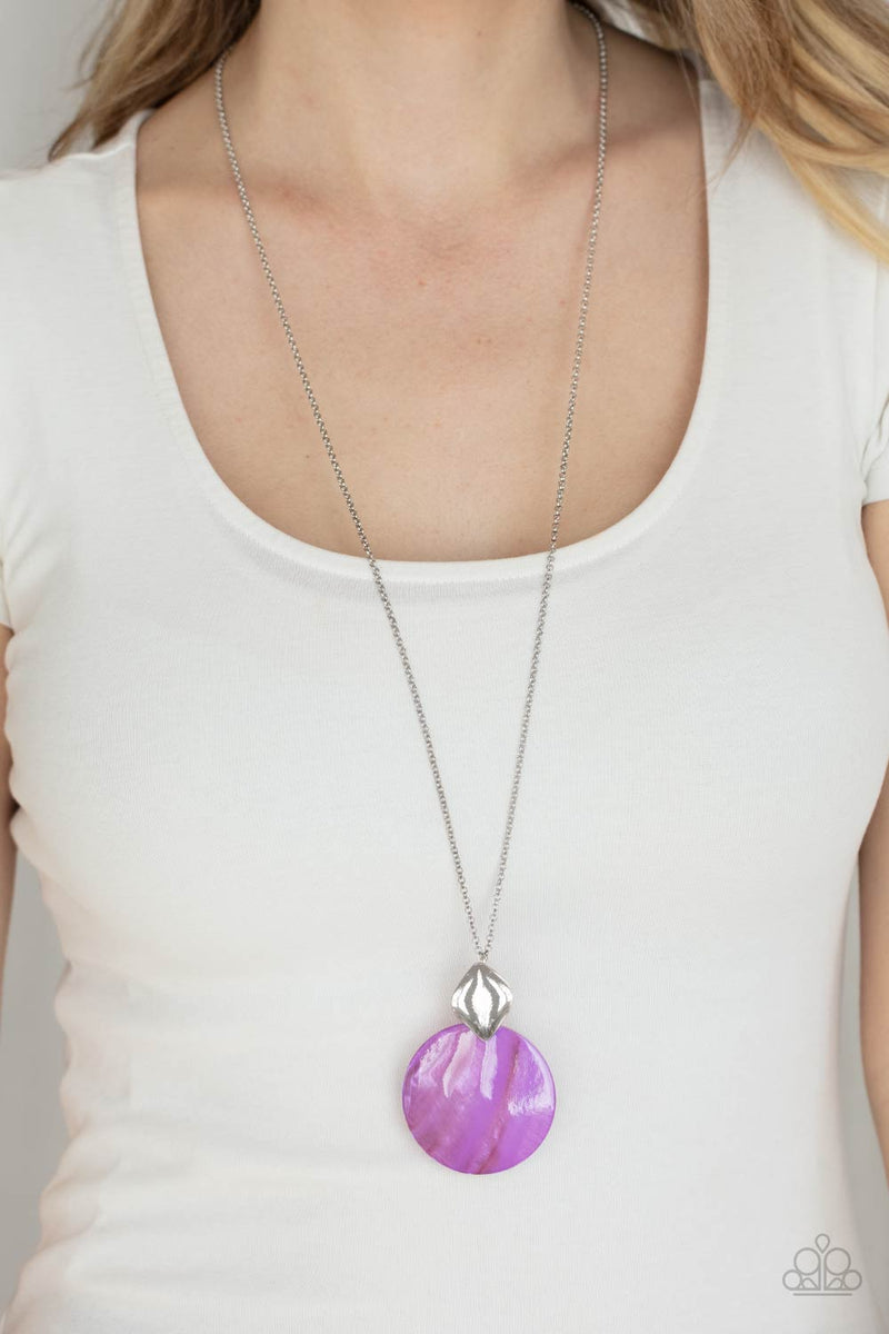 Tidal Tease - Purple Necklace - Paparazzi Accessories