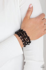 Nice GLOWING! - Black Bracelet - Paparazzi Accessories
