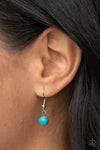 Local Charm - Blue Lanyard - Paparazzi Accessories