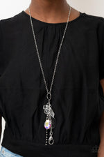 On The Basis Of Baubles - White Lanyard - Paparazzi Accessories