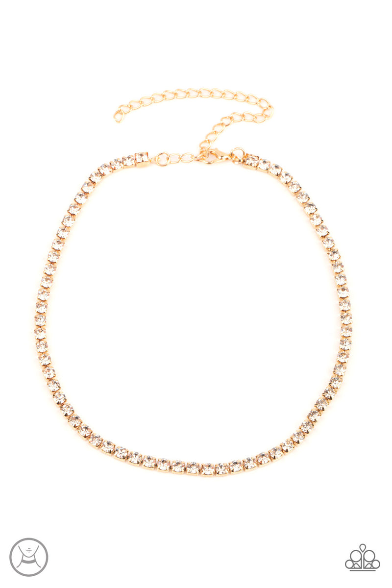 five-dollar-jewelry-starlight-radiance-gold-necklace-paparazzi-accessories