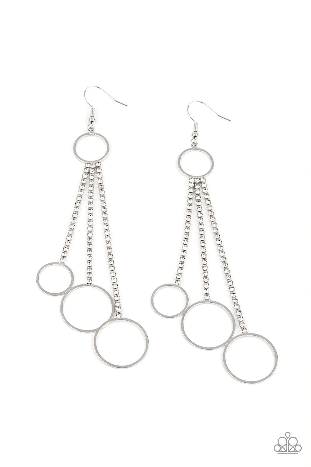 five-dollar-jewelry-demurely-dazzling-white-earrings-paparazzi-accessories