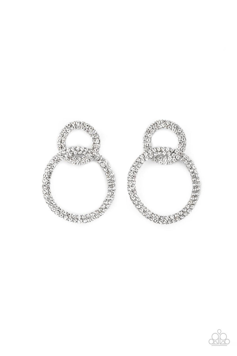 five-dollar-jewelry-intensely-icy-black-post earrings-paparazzi-accessories