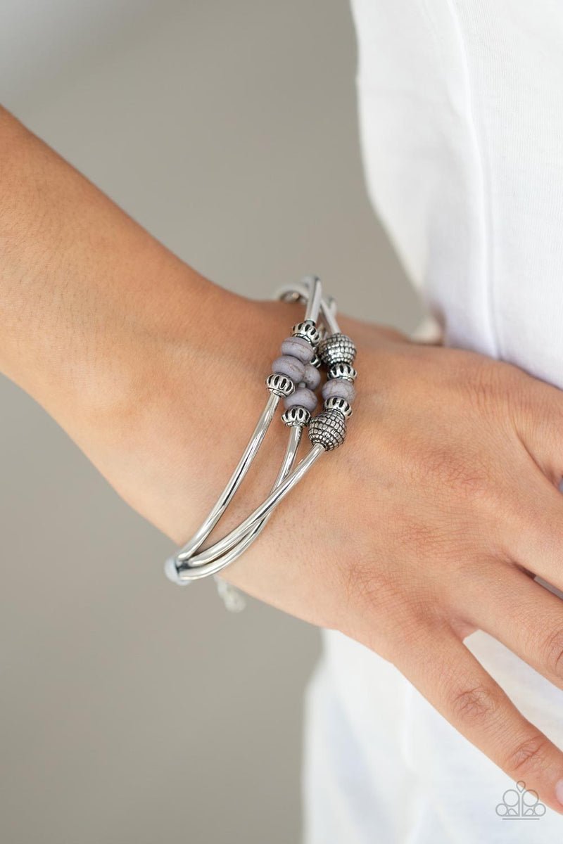 Road Trip Rebel - Silver Bracelet - Paparazzi Accessories