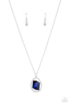 Undiluted Dazzle - Blue Necklace - Paparazzi Accessories