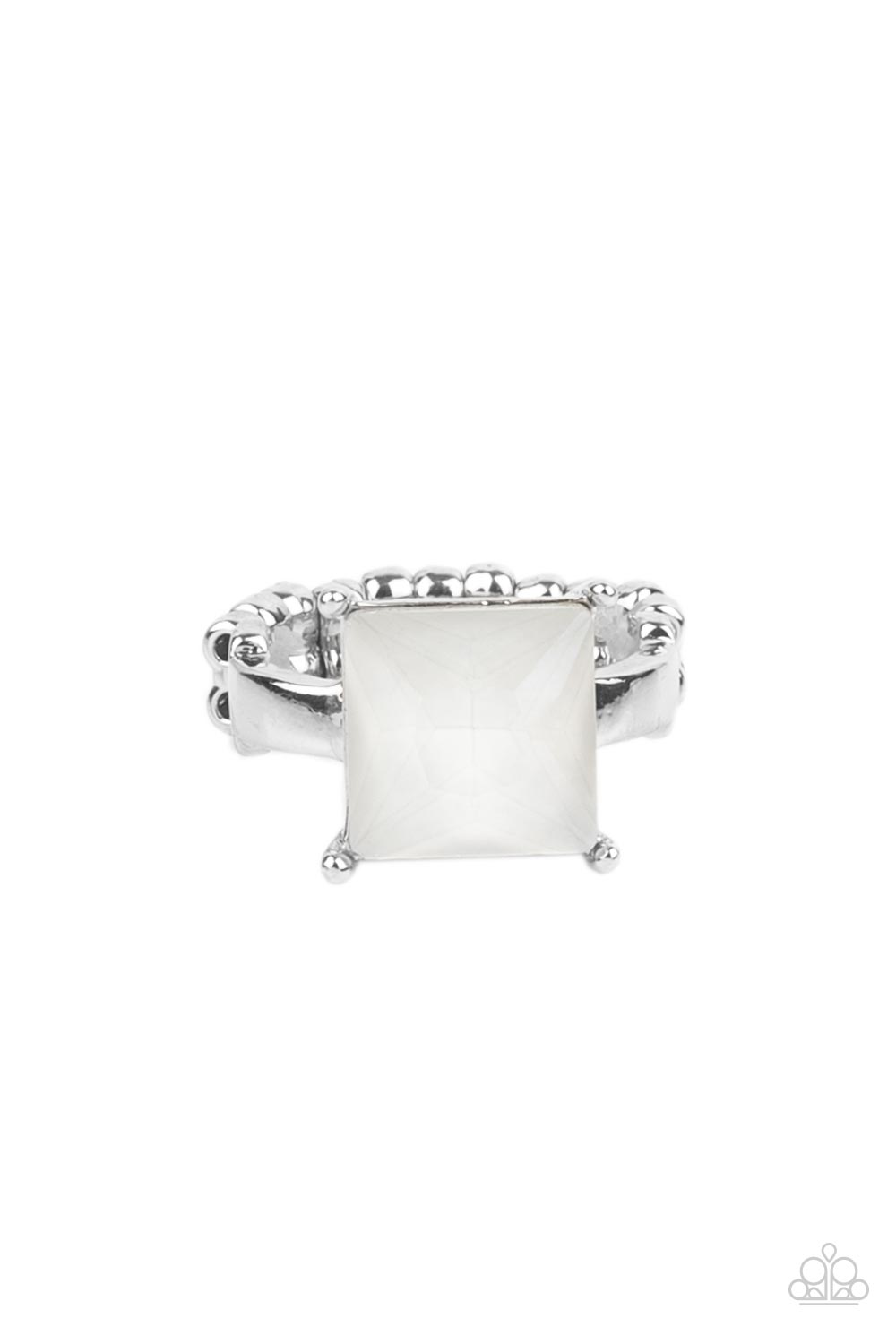 five-dollar-jewelry-ready-for-my-coronation-white-ring-paparazzi-accessories