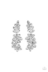 five-dollar-jewelry-frond-fairytale-white-post earrings-paparazzi-accessories