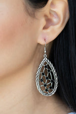 Industrial Incandescence - Black Earrings - Paparazzi Accessories