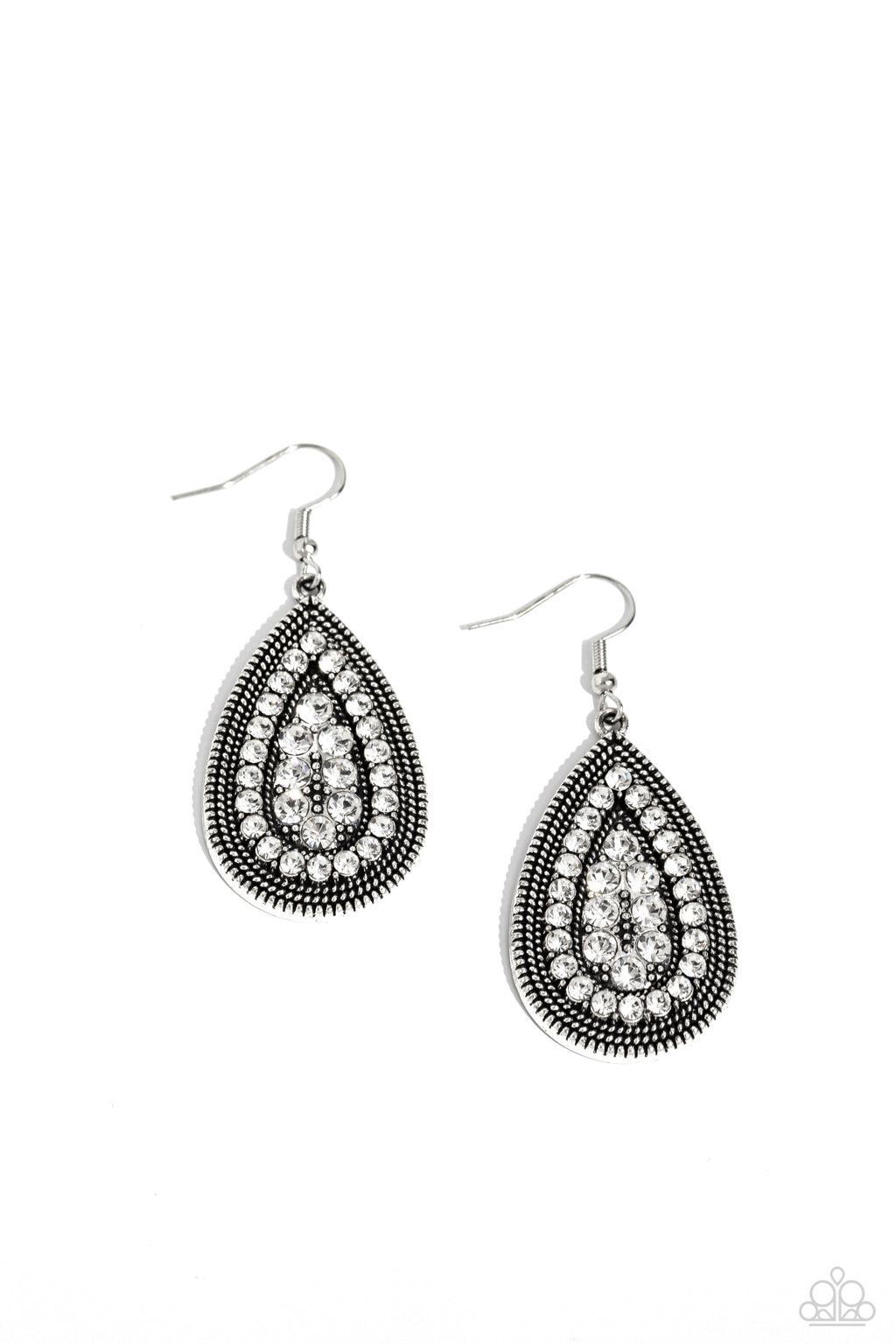 five-dollar-jewelry-interstellar-idol-white-earrings-paparazzi-accessories