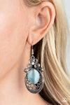 Garden Gondola Ride - Blue Earrings - Paparazzi Accessories