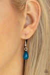 Garden Fairytale - Blue Necklace - Paparazzi Accessories