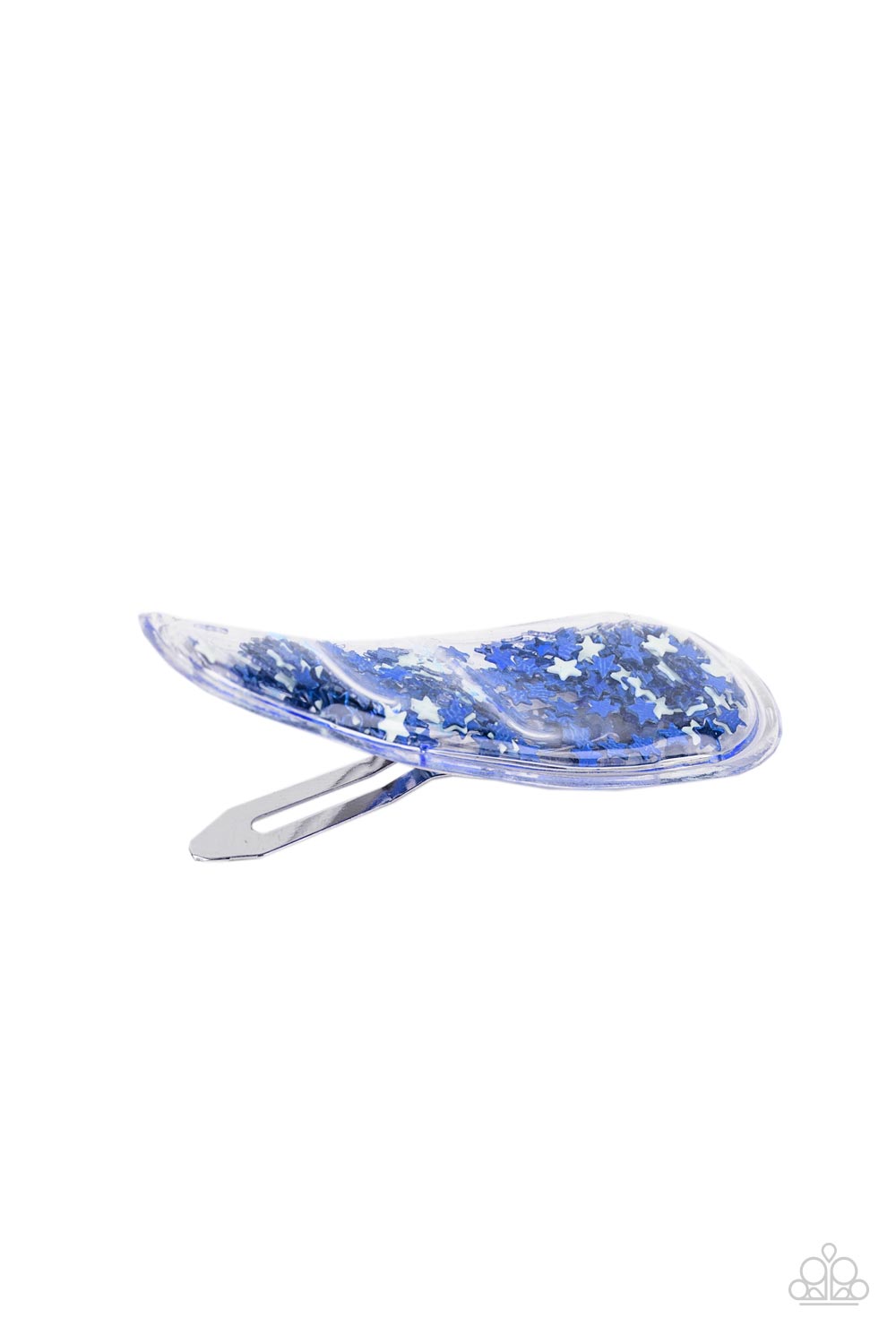 Oh, My Stars and Stripes - Blue Hair Clip - Paparazzi Accessories