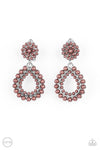five-dollar-jewelry-discerning-droplets-brown-clip-on-paparazzi-accessories
