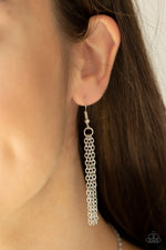 Starry Fireworks - White Necklace - Paparazzi Accessories