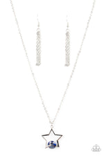 five-dollar-jewelry-starry-fireworks-blue-necklace-paparazzi-accessories