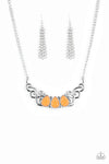 five-dollar-jewelry-heavenly-happenstance-orange-necklace-paparazzi-accessories
