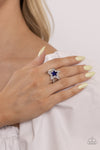 One Nation Under Sparkle - Blue Ring - Paparazzi Accessories