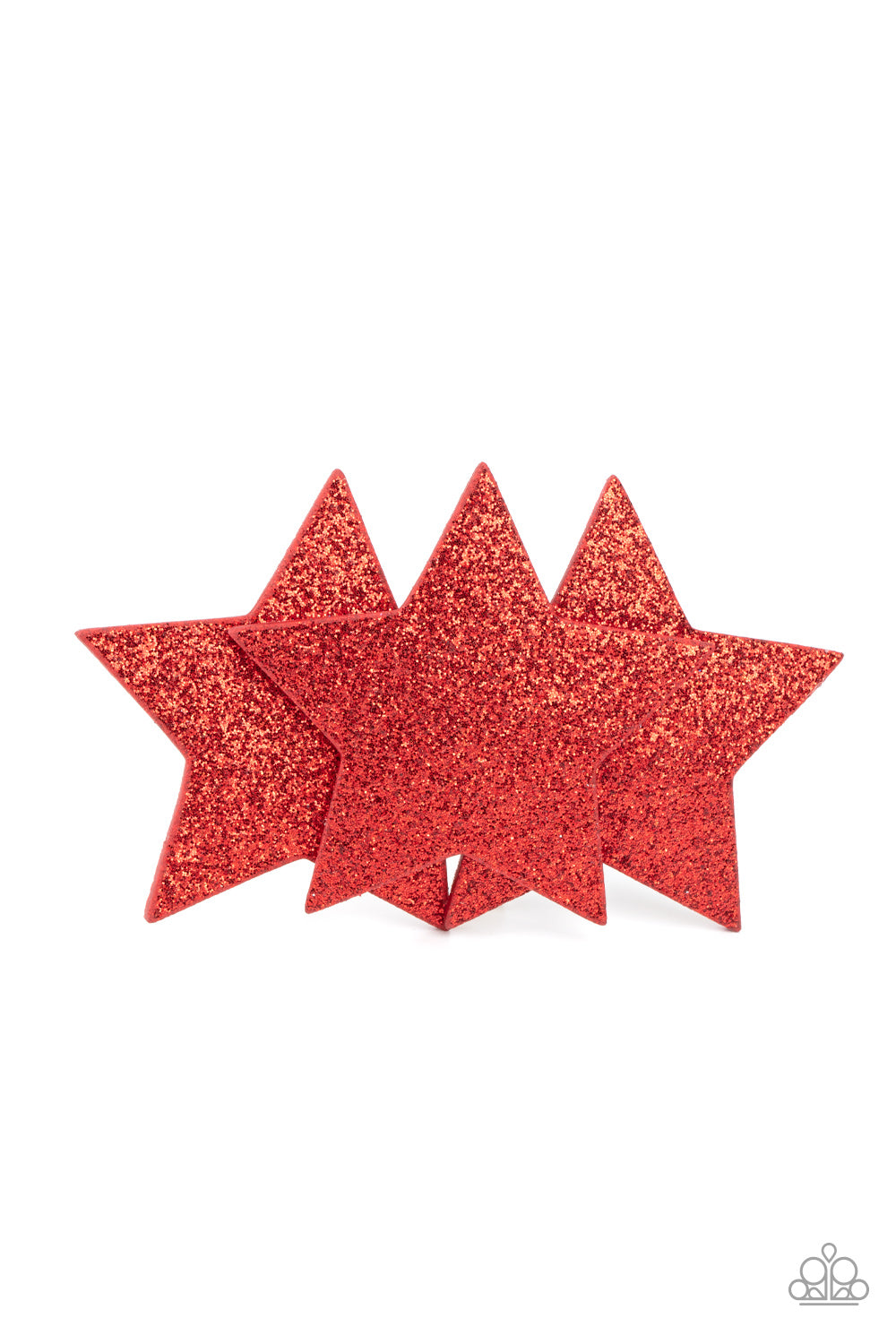 Happy Birthday, America - Red Hair Clip - Paparazzi Accessories