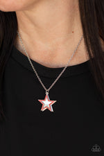 American Anthem - Red Necklace - Paparazzi Accessories