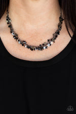 Starry Anthem - Black Necklace - Paparazzi Accessories