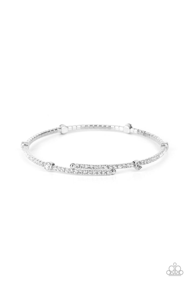 five-dollar-jewelry-upgraded-glamour-white-bracelet-paparazzi-accessories