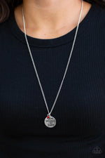 Star-Spangled Sass - Red Necklace - Paparazzi Accessories