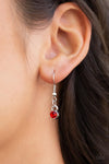 Star-Spangled Sass - Red Necklace - Paparazzi Accessories