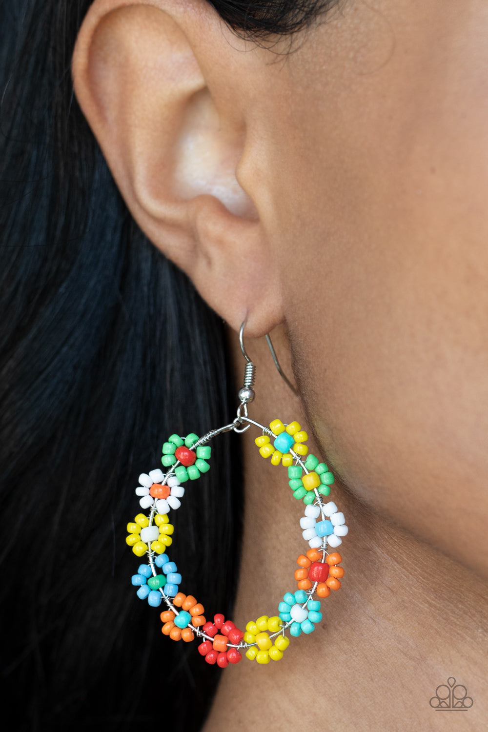 five-dollar-jewelry-festively-flower-child-multi-earrings-paparazzi-accessories