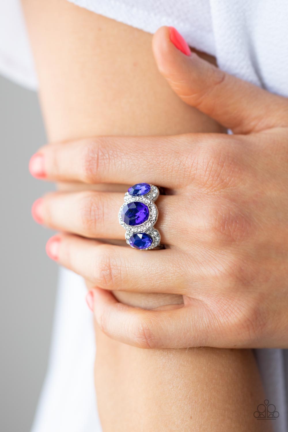 Royal Residence - Blue Ring - Paparazzi Accessories