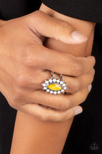 Everlasting Eden - Yellow Ring - Paparazzi Accessories