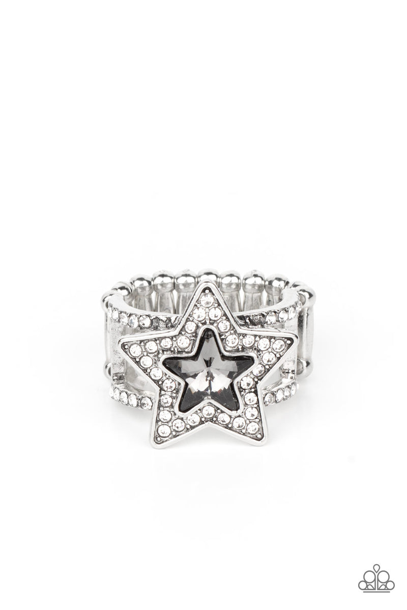 five-dollar-jewelry-one-nation-under-sparkle-silver-ring-paparazzi-accessories