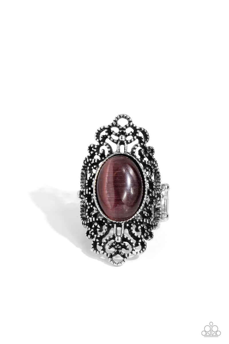 five-dollar-jewelry-once-upon-a-meadow-purple-ring-paparazzi-accessories