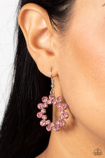 Champagne Bubbles - Pink Earrings - Paparazzi Accessories