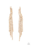 five-dollar-jewelry-cosmic-candescence-gold-post earrings-paparazzi-accessories