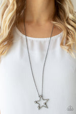 I Pledge Allegiance to the Sparkle - Black Necklace - Paparazzi Accessories
